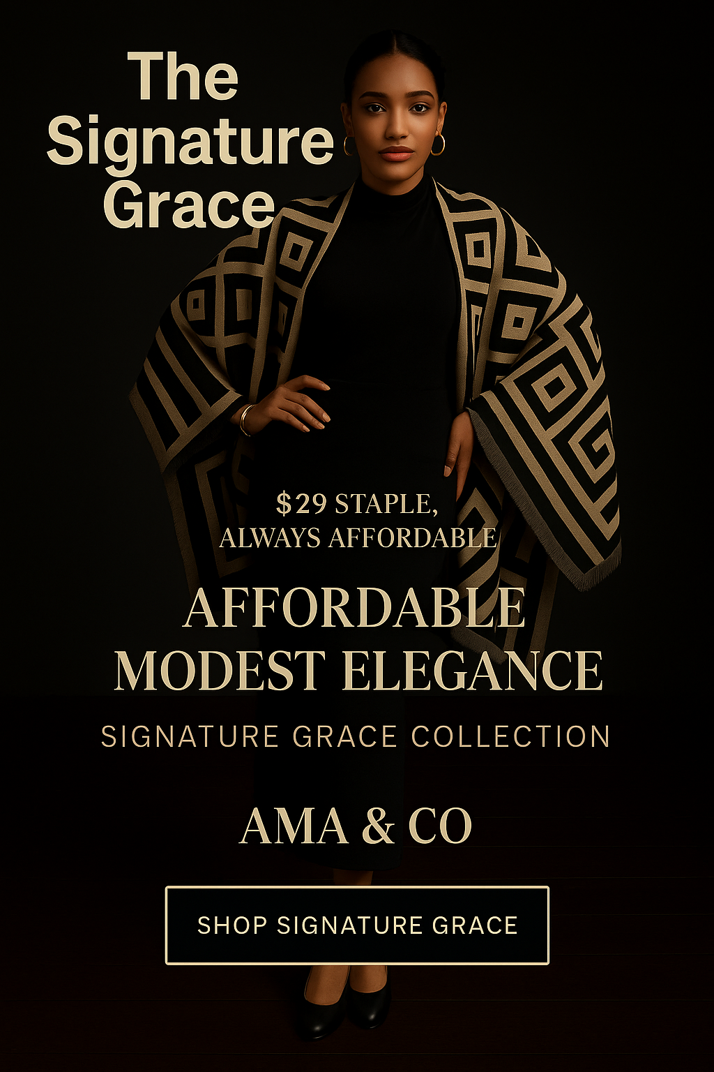 Signature Grace Sleeveless or Long Sleeve Maxi Dress