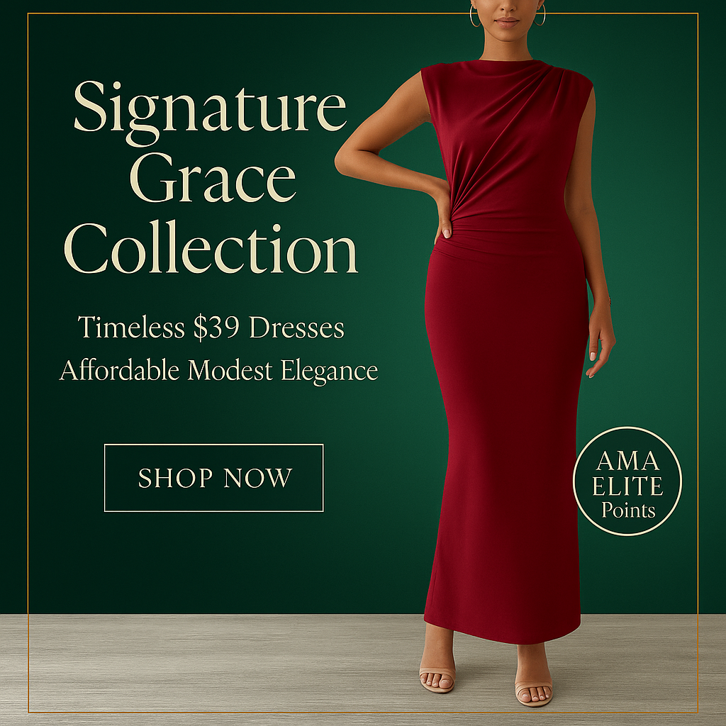 Signature Grace Sleeveless or Long Sleeve Maxi Dress